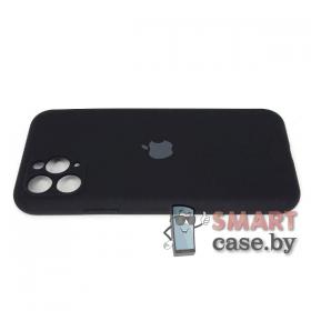 Силиконовый чехол для iPhone 11 Pro Silicone Case (чёрный)