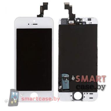 Дисплейный модуль для iPhone 5S/SE (тачскрин + дисплей + рамка) Tianma 300 cd/m2 (белый)