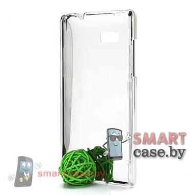 Накладка для HTC desire 600 со стразами (черная)