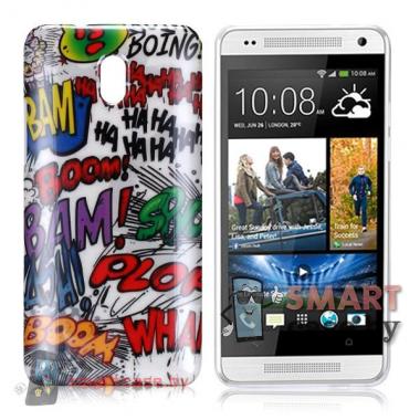 Стильный чехол для HTC mini каракули