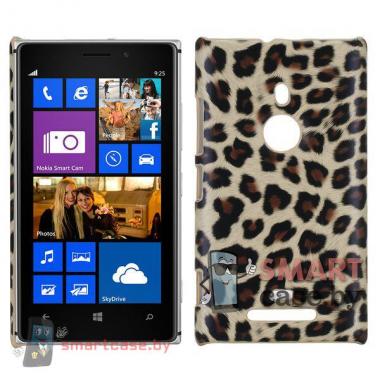 Чехол накладка для Nokia Lumia 925 (Леопард)