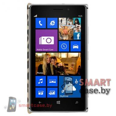 Чехол накладка для Nokia Lumia 925 (Леопард)