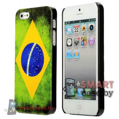 Пластиковая накладка для iPhone 5, iPhone 5s (Бразилия)