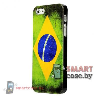 Пластиковая накладка для iPhone 5, iPhone 5s (Бразилия)