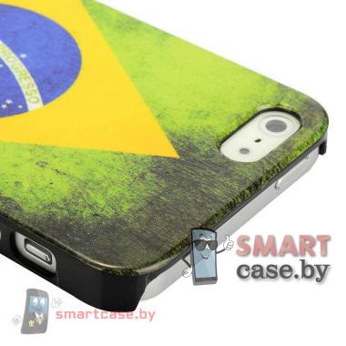 Пластиковая накладка для iPhone 5, iPhone 5s (Бразилия)