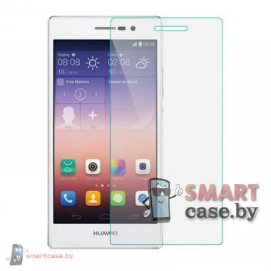 Защитное стекло для Huawei Ascend P7 (0.3мм, 9Н, 2.5D ) тех-пак