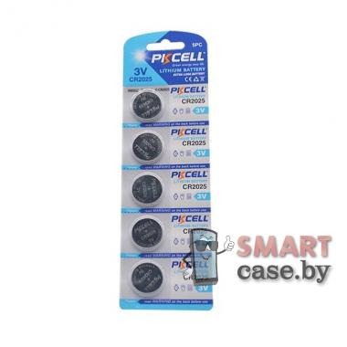 Батарейка CR2025 Pkcell Lithium, 3V - (1 шт)