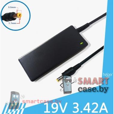 Блок питания (зарядное) для ноутбука Acer 19V, 3,42A (штекер 5,5x1,7)