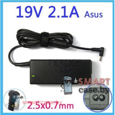 Блок питания (зарядное) для ноутбука Asus 19V, 2,1A (штекер 2,5x0,7)