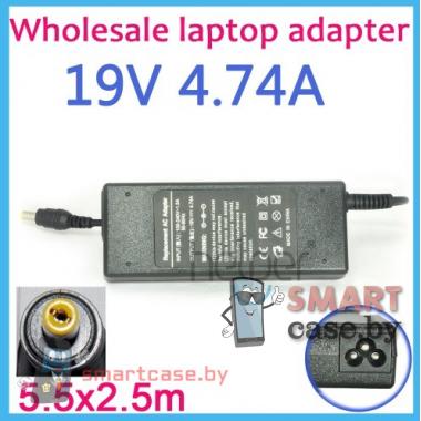 Блок питания (зарядное) для ноутбука Asus 19V, 4,74A (штекер 5,5x2,5)