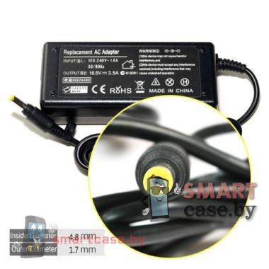 Блок питания (зарядное) для ноутбука HP 18,5V, 3,5A (штекер 4,8x1,7)