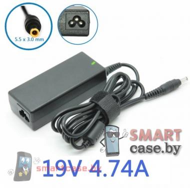 Блок питания (зарядное) для ноутбука Samsung 19V, 4,74A (штекер 5,5x3,0)