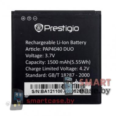 Аккумулятор для телефона Prestigio PAP4040 1500 mAh