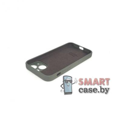 Силиконовый чехол Full Camera Silicone Case для iPhone 13 mini (Хаки)