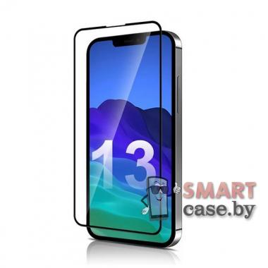 Защитное стекло для iPhone 13 Pro Max 10D, 9H (Чёрное)