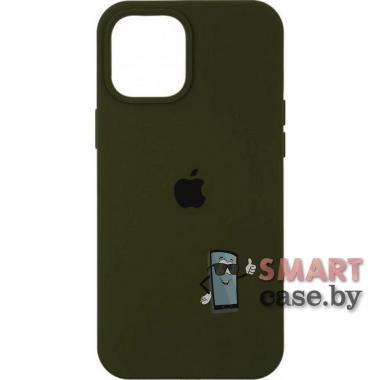 Силиконовый чехол Silicone Case для iPhone 13 Pro Max (Хаки)