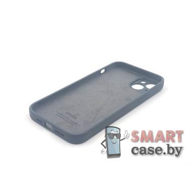 Силиконовый чехол для iPhone 14 Plus Full Camera Silicone Case (асфальт)