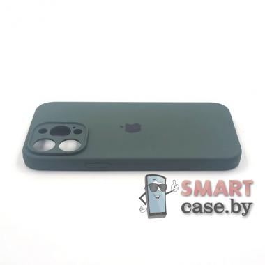 Силиконовый чехол для iPhone 14 Pro Max Full Camera Silicone Case (болотный)