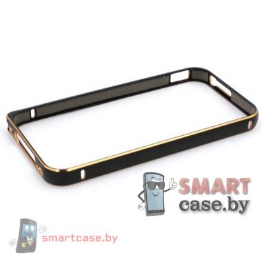 Бампер для iPhone 4 алюминиевый (черный)