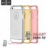 Силиконовый чехол для iPhone 5/5S HOCO (прозрачный с серебряным узором)