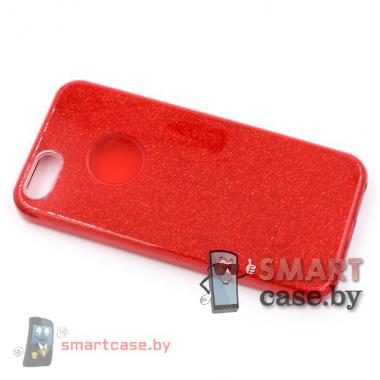 Силиконовый чехол для iPhone 5, iPhone 5s (Красный)