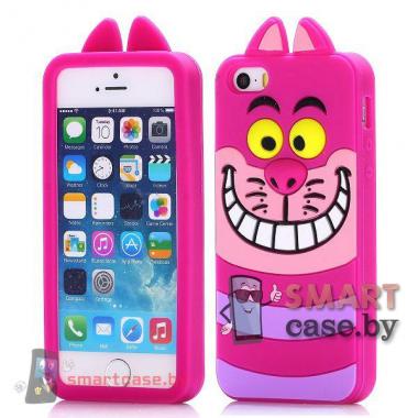 Силиконовый чехол для  iPhone 5 5s (Чеширский кот)