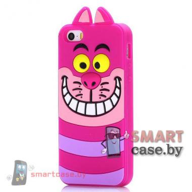 Силиконовый чехол для  iPhone 5 5s (Чеширский кот)
