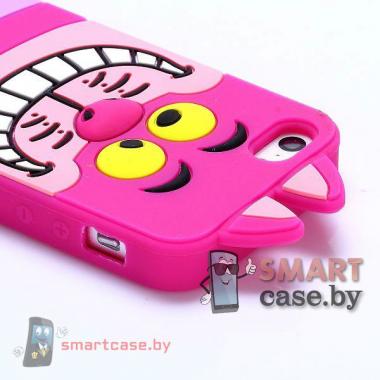 Силиконовый чехол для  iPhone 5 5s (Чеширский кот)