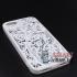 Силиконовый чехол для iPhone 5/5S (белое кружево)