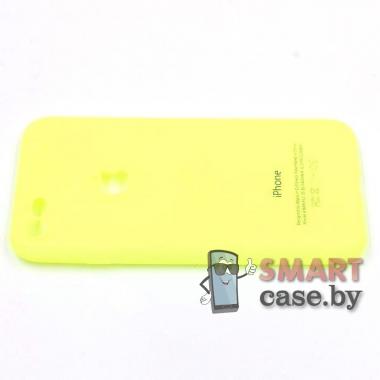 Силиконовый чехол для iPhone 5/5S (жёлтый)
