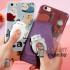 Силиконовый чехол антистресс для iPhone 5/5S (Белый мишка)