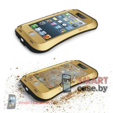 Экстремальный чехол для iPhone 5/5s Love Mei (Черный)