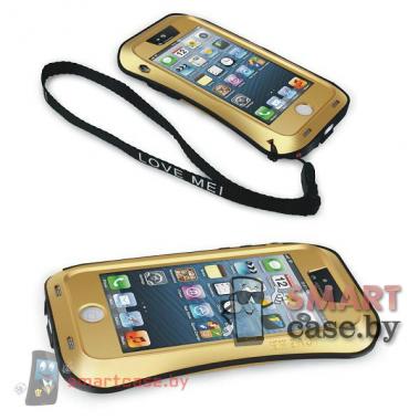 Экстремальный чехол для iPhone 5/5s Love Mei (Черный)