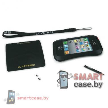 Экстремальный чехол для iPhone 5/5s Love Mei (Черный)