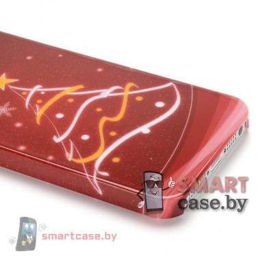 Накладка для iPhone 5, iPhone 5s НОВЫЙ ГОД (Елочка)