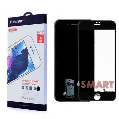 Защитное стекло Remax для iPhone 6/6S 0,26 мм, 3D, 9H (Чёрное)