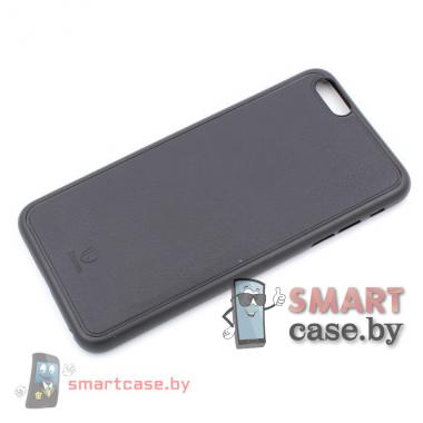 Силиконовый чехол для iPhone 6/6S (черный матовый)