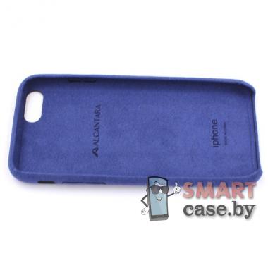 Замшевый чехол ALCANTARA для iPhone 6/6S (синий)