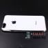Силиконовый глянцевый чехол для iPhone 6/6S (белый)