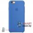 Силиконовый чехол для Iphone 6 Plus Silicone Case (синий)