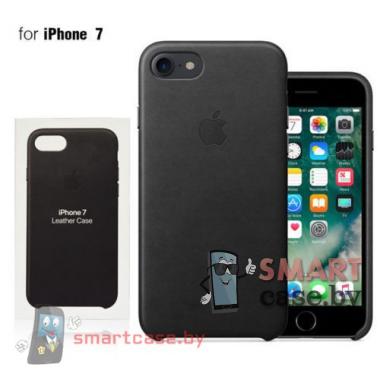 Чехол для Apple iPhone 7/8 Leather Case (черный)