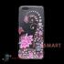 Чехол со стразами для iPhone 6 силиконовый (Цветы в стразах)