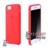 Силиконовый чехол для iPhone 7/8 Silicone Case (красный)