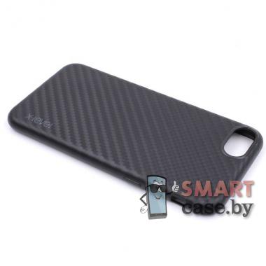 Силиконовый чехол X-Level для iPhone 7/8 (Чёрный)