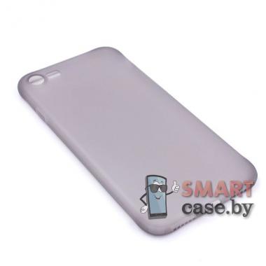 Силиконовый чехол для iPhone 7/8 (прозрачно-серый)