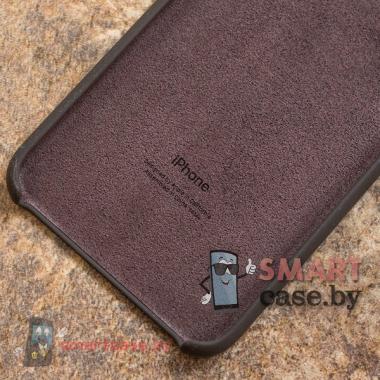 Оригинальный силиконовый чехол для iPhone 7 (коричневый)