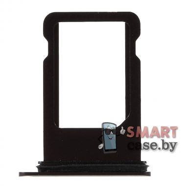 СИМ лоток для iPhone 8 OEM (Чёрный)
