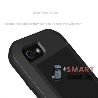 Противоударный чехол Love Mei для iPhone 7/8 (чёрный)