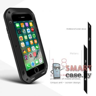 Противоударный чехол Love Mei для iPhone 7/8 (чёрный)