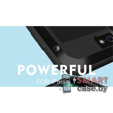 Противоударный чехол Love Mei для iPhone 7/8 (чёрный)